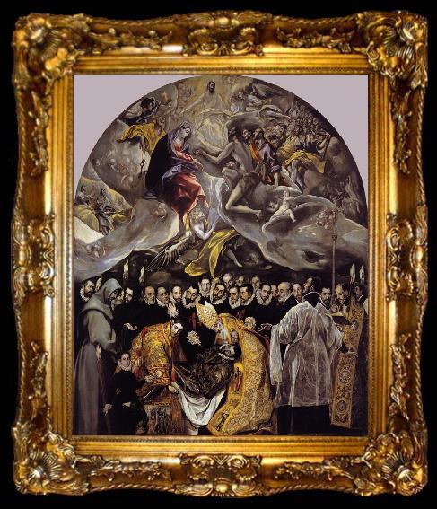 framed  El Greco The Burial of Count Orgaz (mk08), ta009-2